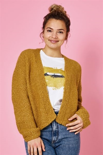 Perlestrikket cardigan i Alice by Permin